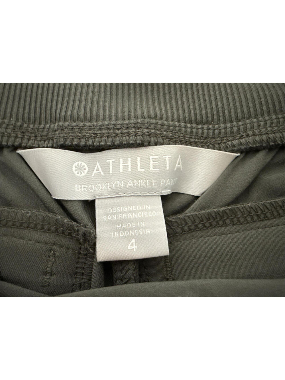 Lot 2 Athleta Pants Women's 4 Brooklyn Ankle Stretch Comfort Casual Lightweight - Picture 8 of 11